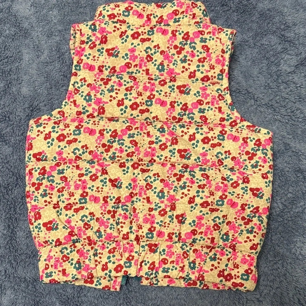 OshKosh B'gosh Floral Puffer Vest